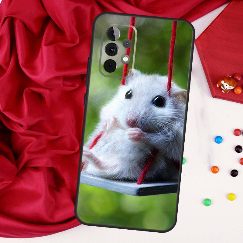 Cute Lovely Pet Hamster Funda For Samsung Galaxy A54 A34 A14 A13 A23 A33 A53 A73 A12 A22 A32 A52 A51 A71 Case