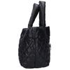 CHANEL No. 16 A48610 Coco Cocoon PM Small Handbag Tote Bag Black / SV HardwareUsed