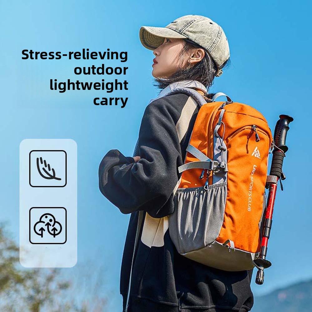 Velkokapacitní venkovní batoh Nylonový horolezecký batoh Lehký sportovní batoh Denní