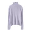 Lekasha Women's Pure Cashmere High Neck Jacquard Innerwear