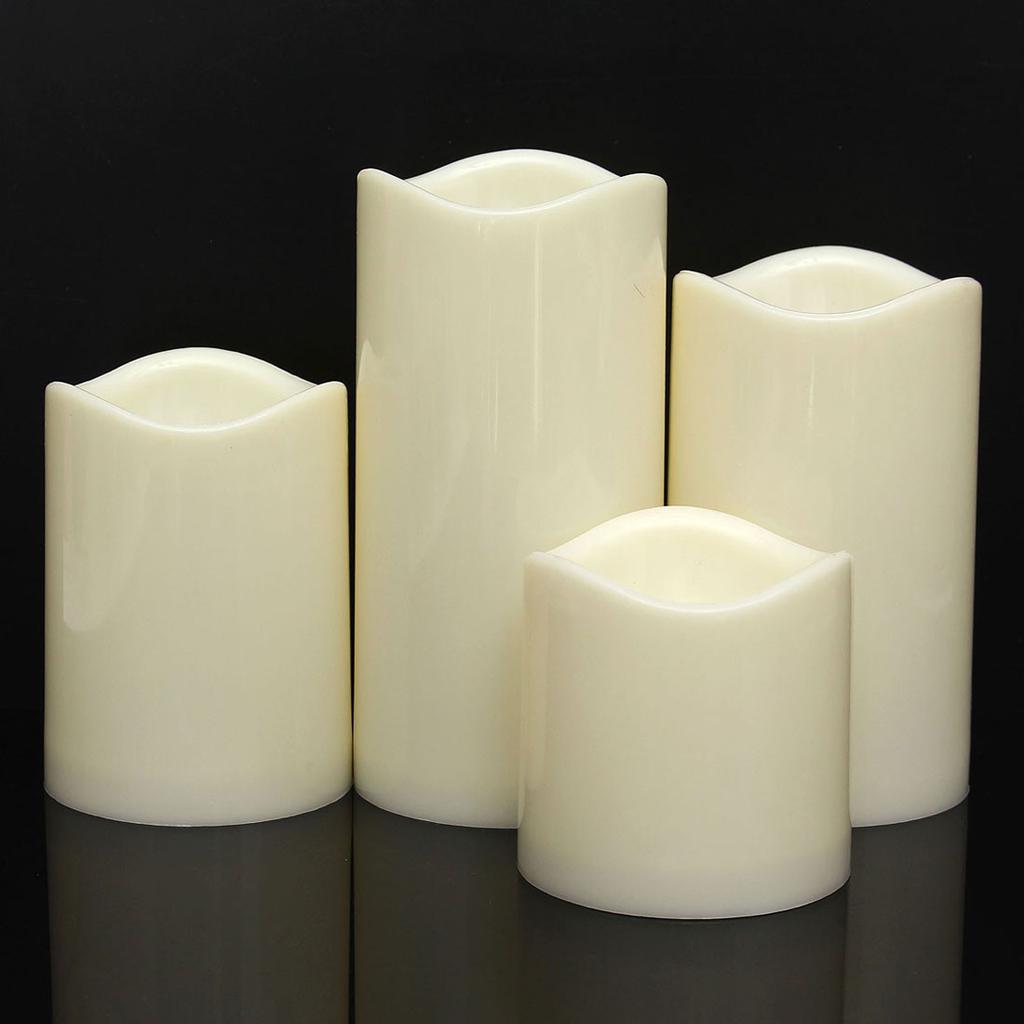 Cylindrical Flickering LED Candle Light Flameless forGarden Yard / Christmas Lamp Decoration