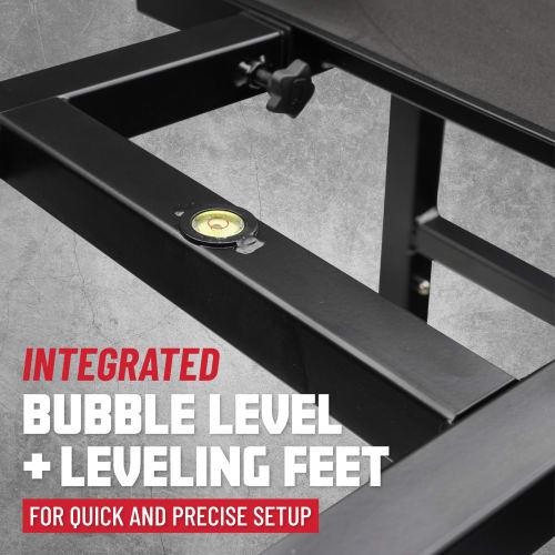 GATOR Frameworks Keyboard Stand with Level, GFW-UTILITY-TBL (Weight Capacity: 60kg)