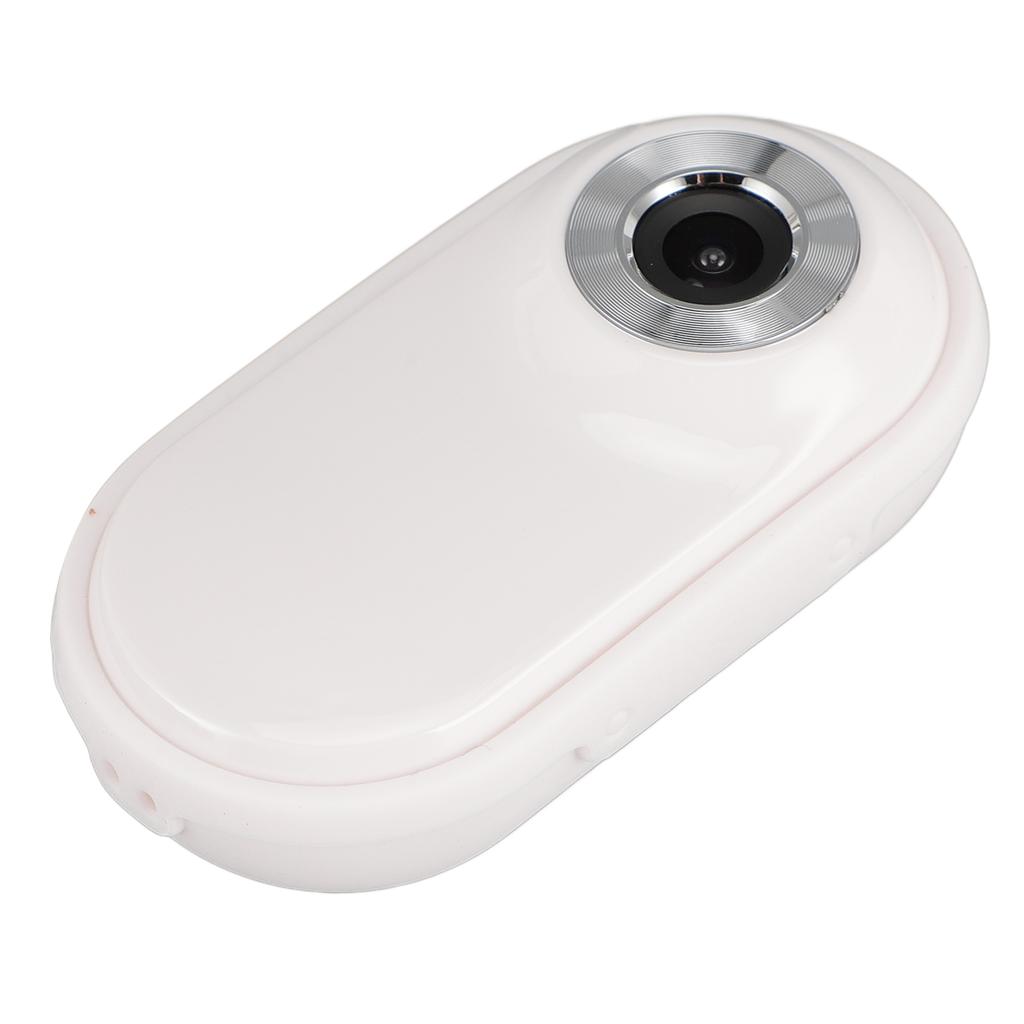 Husdjurskamera Halsband Vit 1080P 4K Vattentålig 170 grader Lins 350mAh Husdjurskroppskamera Halsband för Katt Hund