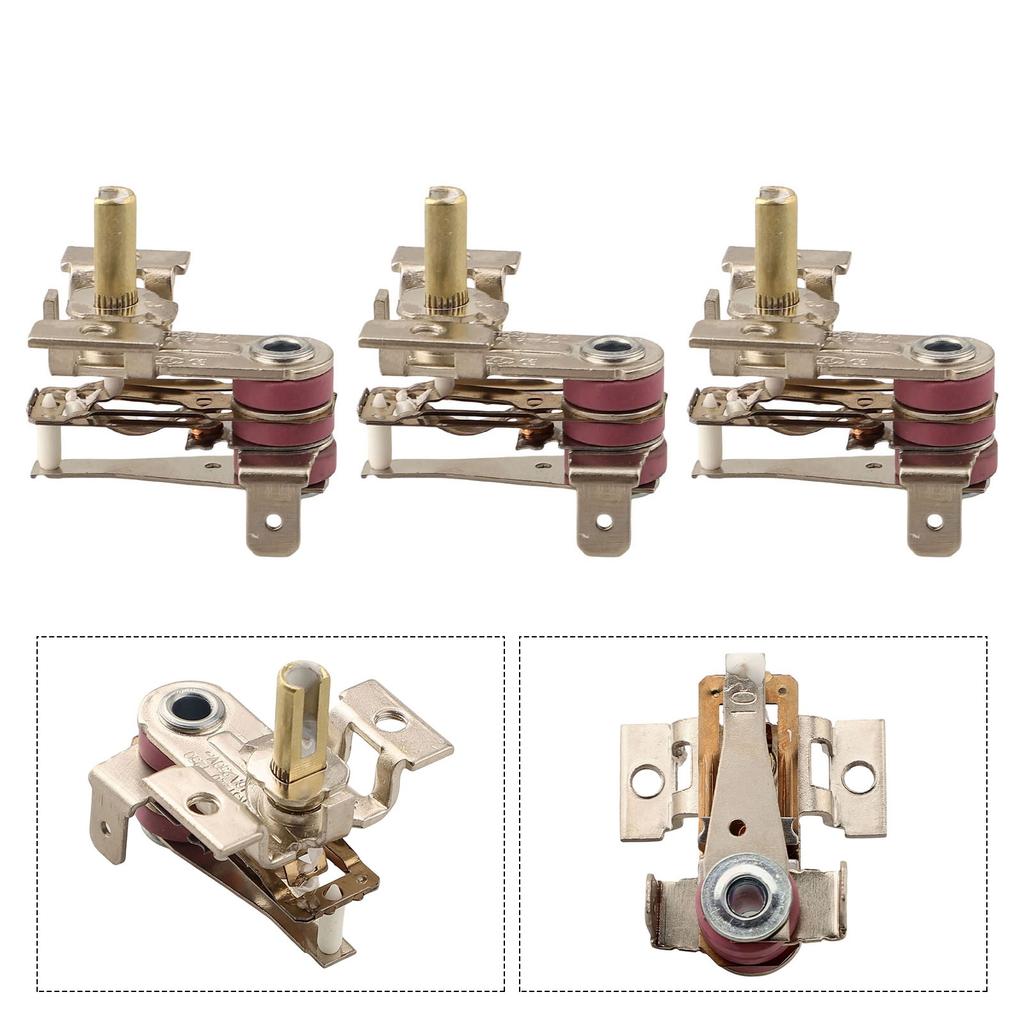 AC 250V Thermostat Adjustable Thermostat Home Appliance Professional Use Steel Construction Wide Application 16A Load Capacity
