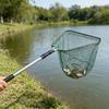 Light Weight Aluminum Collapsible Scoops Net Fishing Landing Net With Strong Nylons Webbing For Outdoor Use