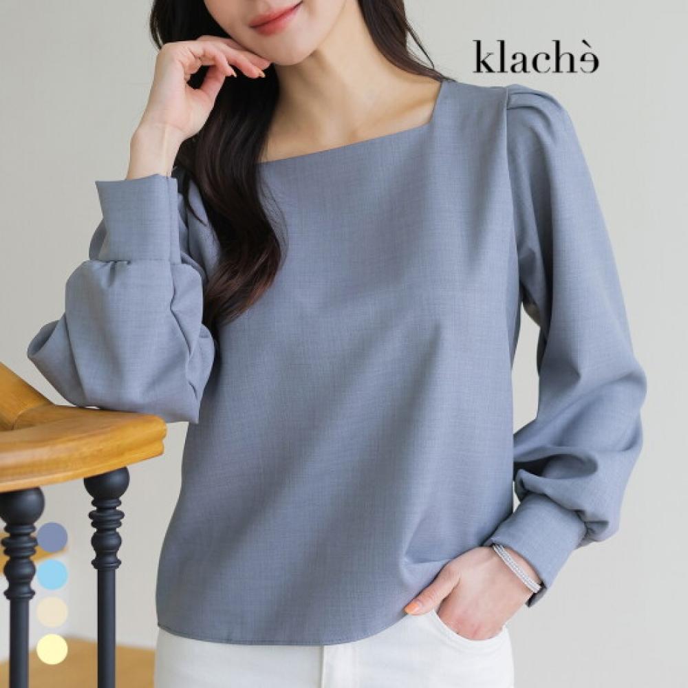 Klache Women Round Puff Blouse B4s0816