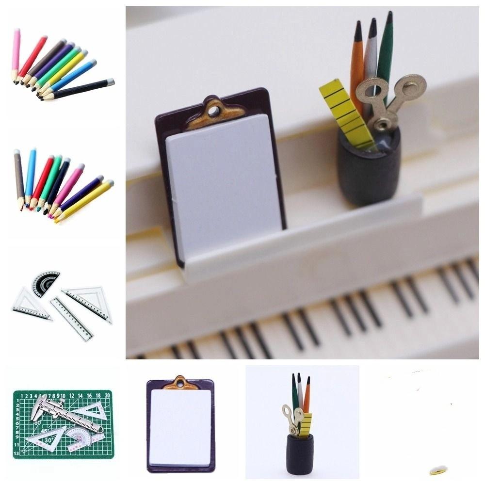 Dolls Accessories Doll Stationery 1:12 Scale Dollhouse Writing Materials Party Festival