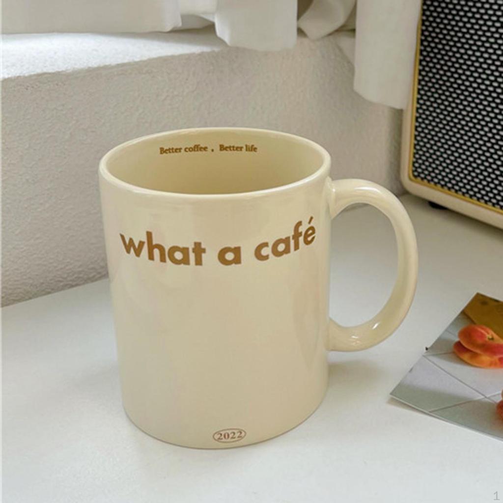 Espresso Latte Mugs Handcrafted Ceramic Mug Enamel for Kitchen Home Party