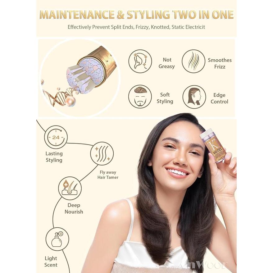 Hair Wax Stick for Hair Styling Wax Stick Non-greasy Styling Wax | Hair Typ  :    All ( Unisex)