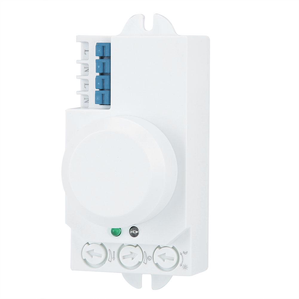 5,8 GHz Mikrowellen-Radarsensor Körperbewegung Auto-Detektor Lichtschalter AC 220V-240V