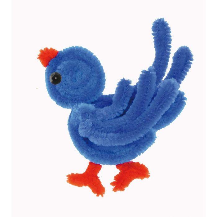 Fournitures de loisirs créatifs - Multicolore - 24 chenilles pastel - 30 cm - 7 mm - Mixte