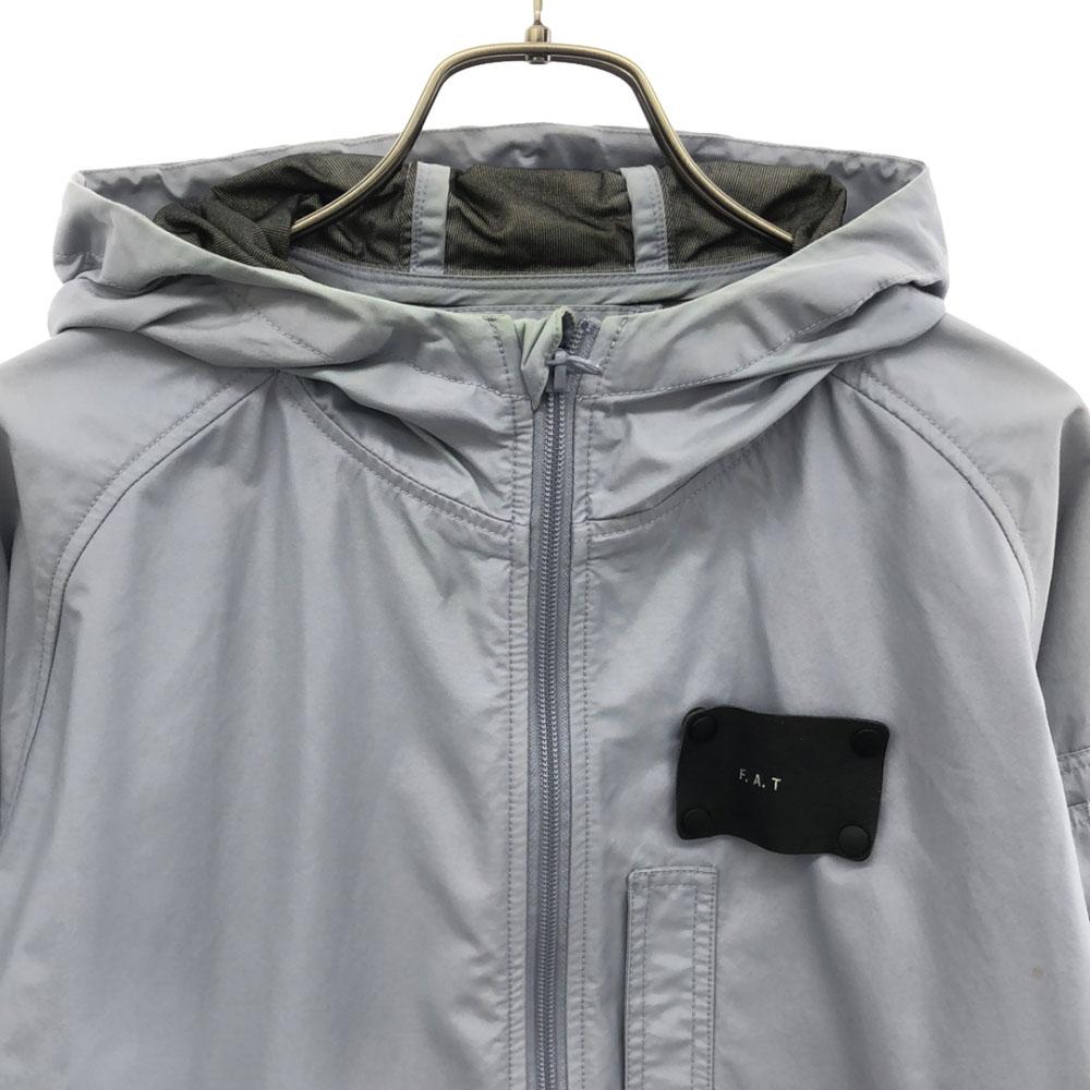 Fat Nylon Jacket TITCH Gray Hood Men's Used