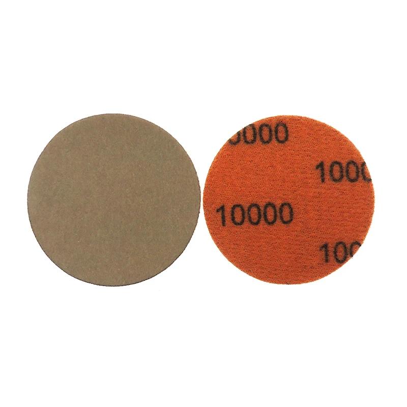 100 Pcs 1 Inch Sanding Disc Wet Dry Sandpaper 400-10000 Variety Grits Grinding Abrasive for Wood Fiberglass Automotive