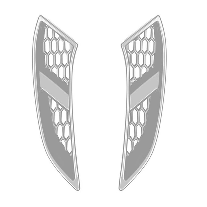 Car Front Fog Lamp Lower Cover Fog Lamp Lower Grille Trim Cover For Toyota Prado LC250 2024 Silver