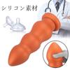 Dekori Dildo for Women Thick Anal Plug Anal Expansion Soft Silicone Uneven Dildo with Suction Cup Extra Thick Size 3 Bead Shape Anaru Plug Anal Dildo