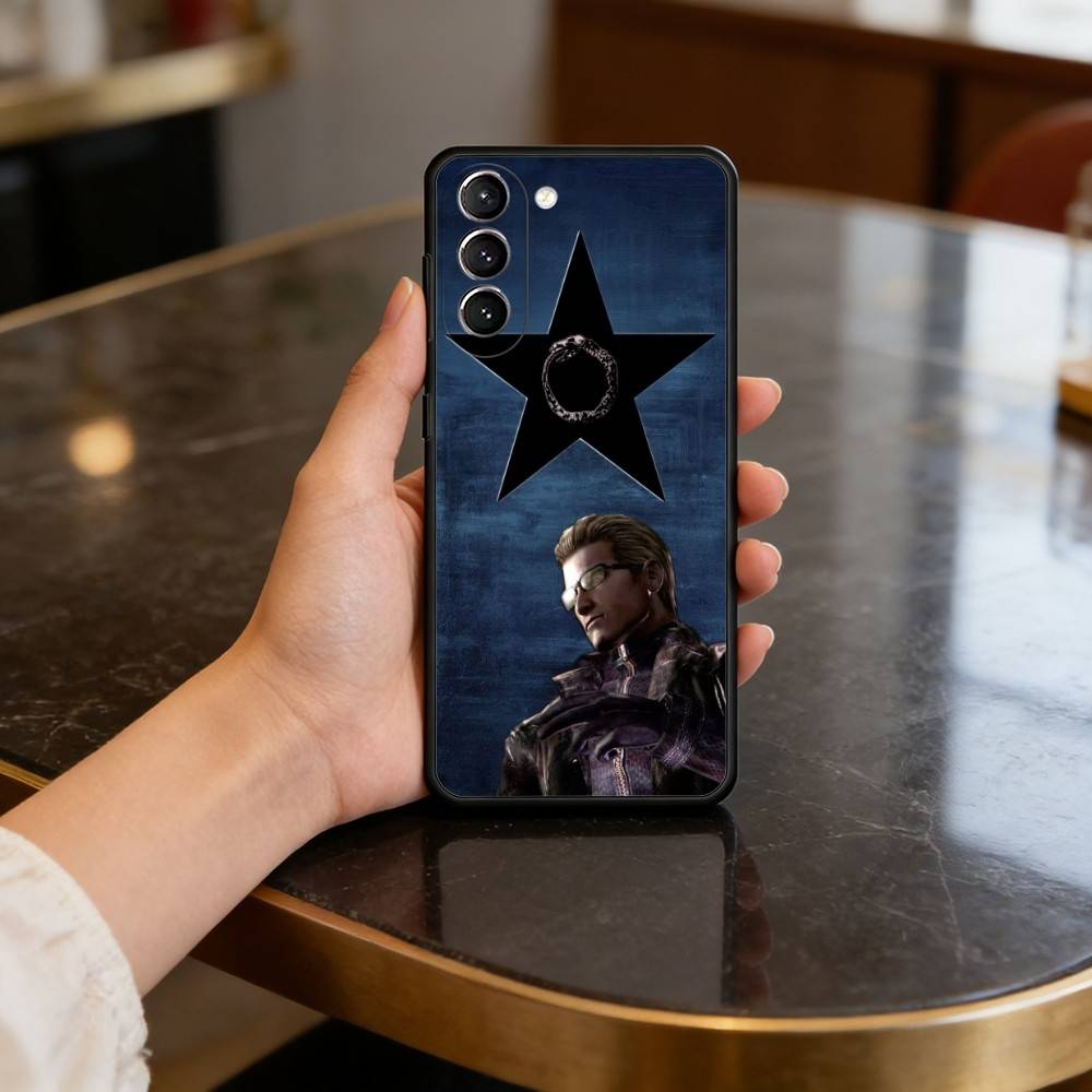 Albert W-Wesker C-Cool Case for Samsung Galaxy S21 S25 FE S24 S23 Ultra S20 S9 S22 Plus S10 TPU Cover