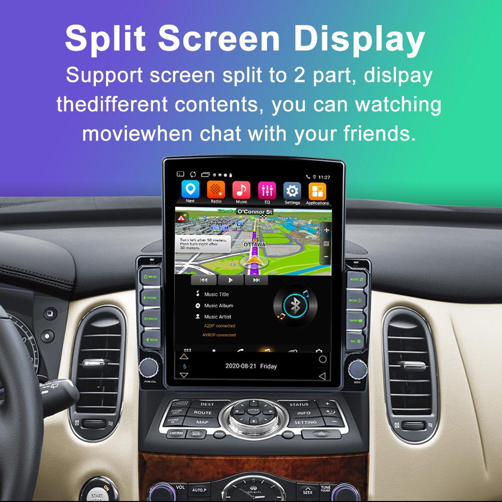 Android Carplay Car Radio GPS Multimedia Video Player for Tesla Type 2DIN Universal 9.7 Inch Car Audio Stereo 2 Din