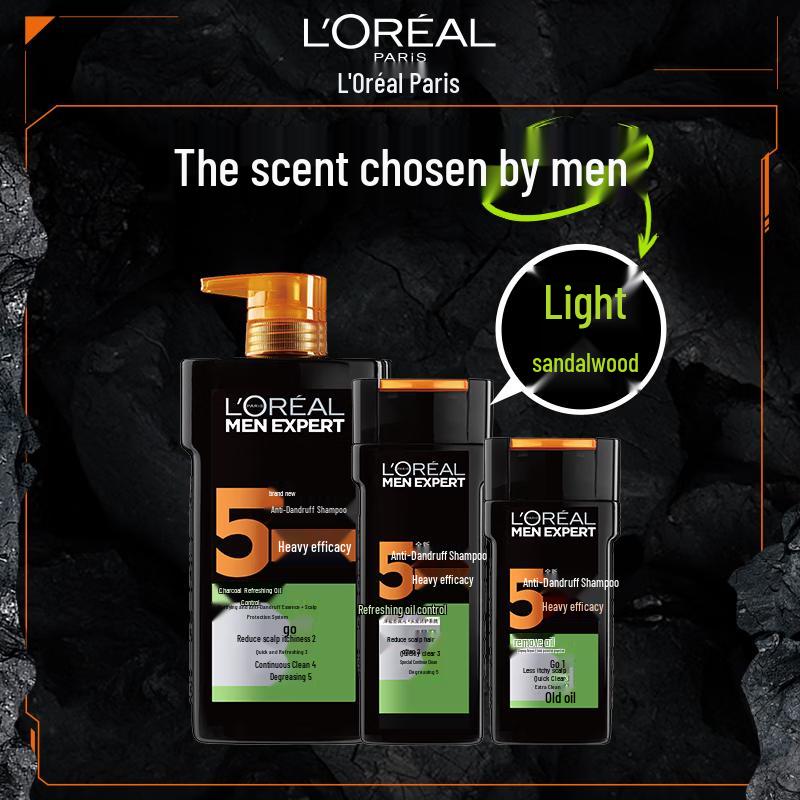 L'Oréal Men Expert Charcoal Refreshing Anti-Dandruff Shampoo