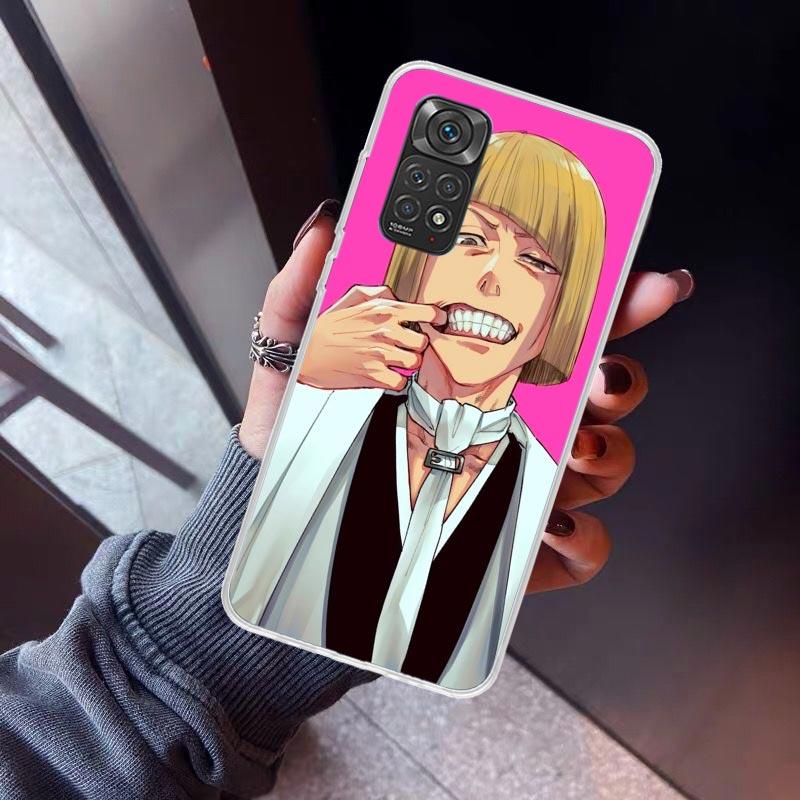 Bleach Shinji Hirako Phone Case for Xiaomi Redmi Note 15 14 14S 13 12 12S 11 Pro Plus 11E 11T 11S 10S 5G Soft Cover Fundas Redmi
