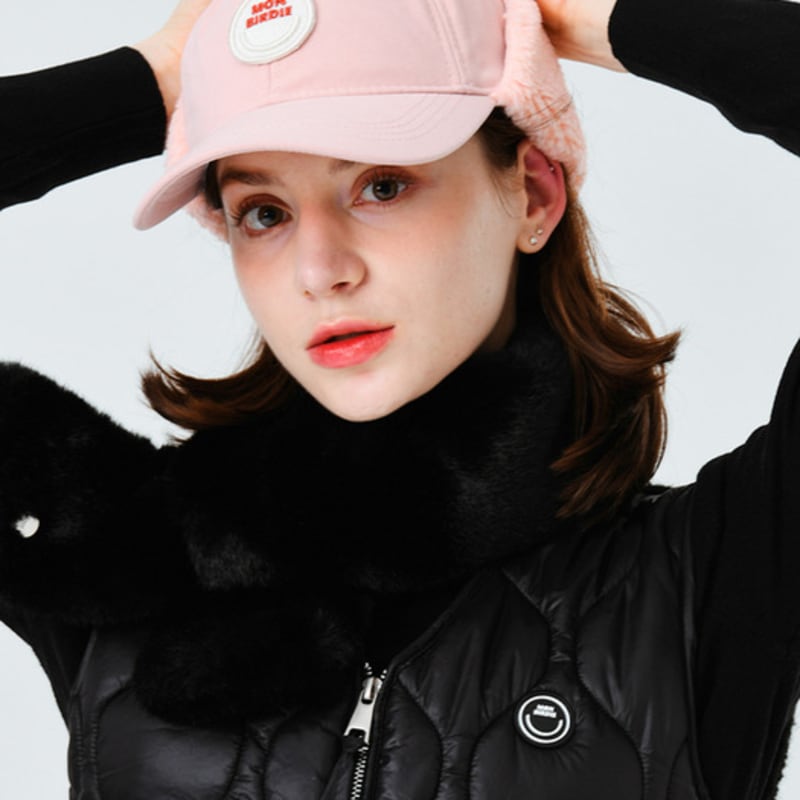 

MONBIRDIE Mink Touch Tunnel Neck Warmer BLACK BLACK_FREE