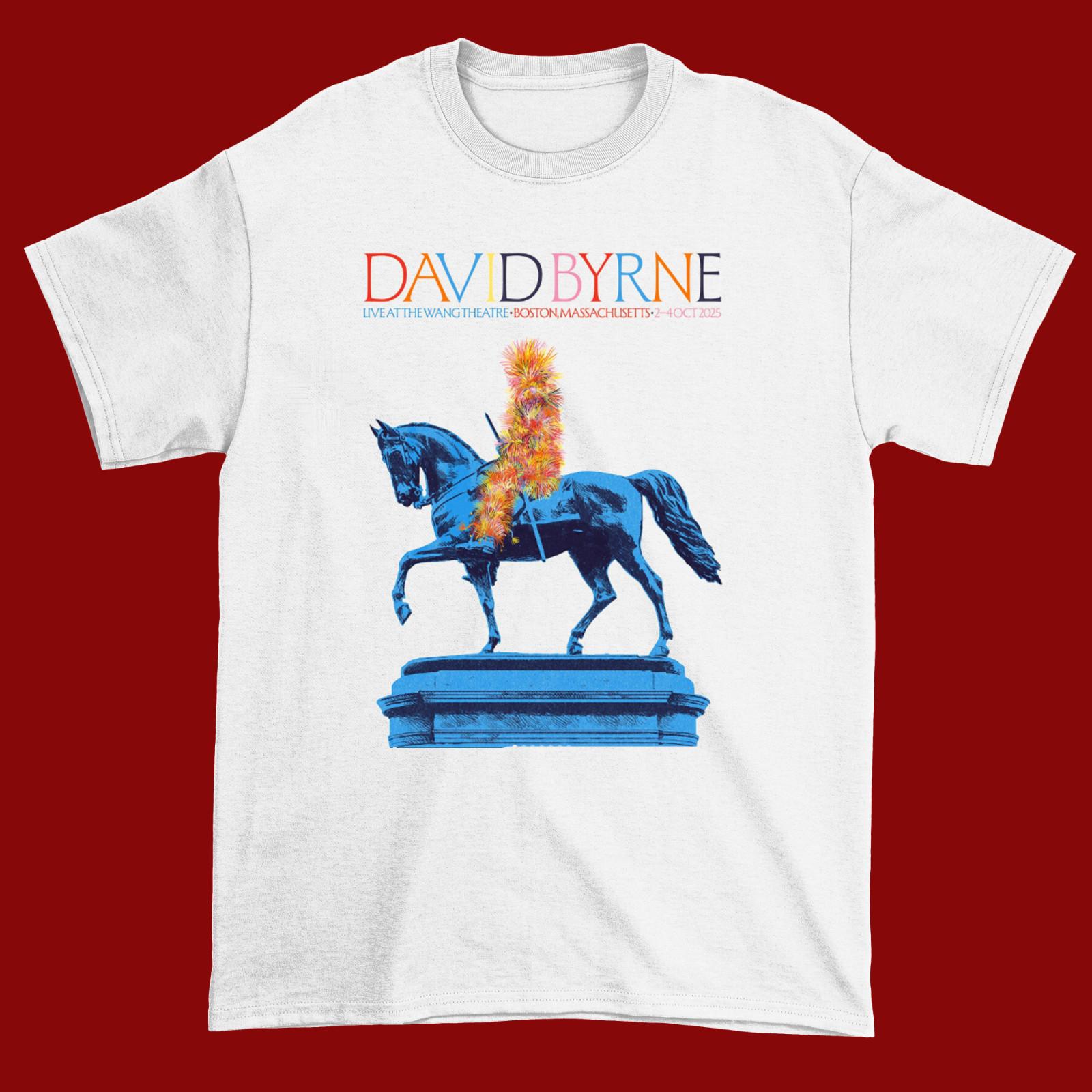 David Byrne White Cotton Shirt Full size Unisex HL932 S