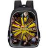 Student Thunderbolts Backpack Ergonomic Zippers And Shockproof Base For Teens