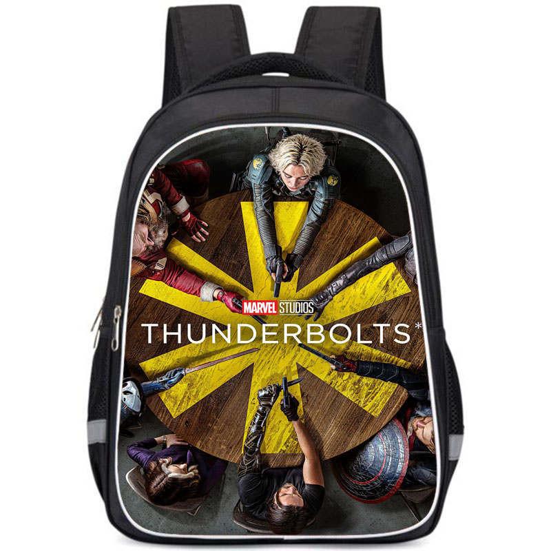 Student Thunderbolts Backpack Ergonomic Zippers And Shockproof Base For Teens