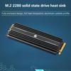 M.2 SSD Heat Sink M.2 2280 Solid State Hard Disk Aluminum Heat Sink Radiator Drainage Passive Cooling Heatsink