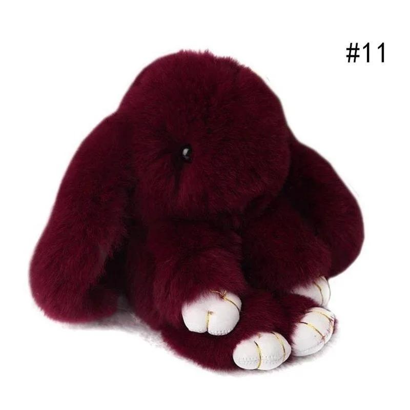 Rabbit Keychain Fur Cute Bunny Pom Ball Doll Toy Keychain Cute Handbag Pendant Decor Car Keys Pendant Rabbit Pendant Bunny Gifts