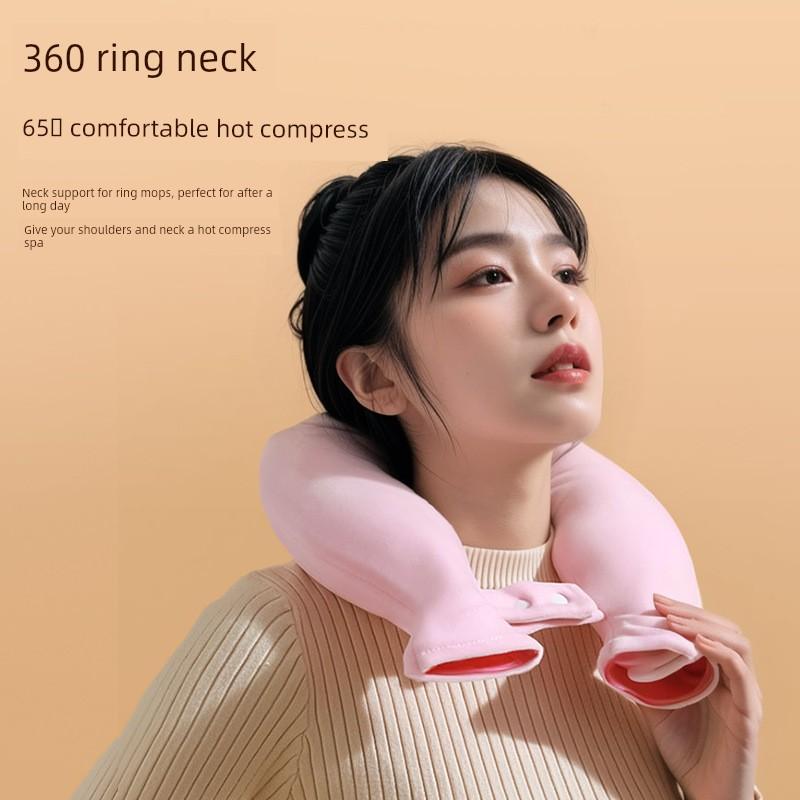 U-Shaped Hot Water Bottle, Thickened Explosion-Proof Shoulder and Neck Warmer for Office Use, Neck Protection Against Cold, Winter Hot Compress Water