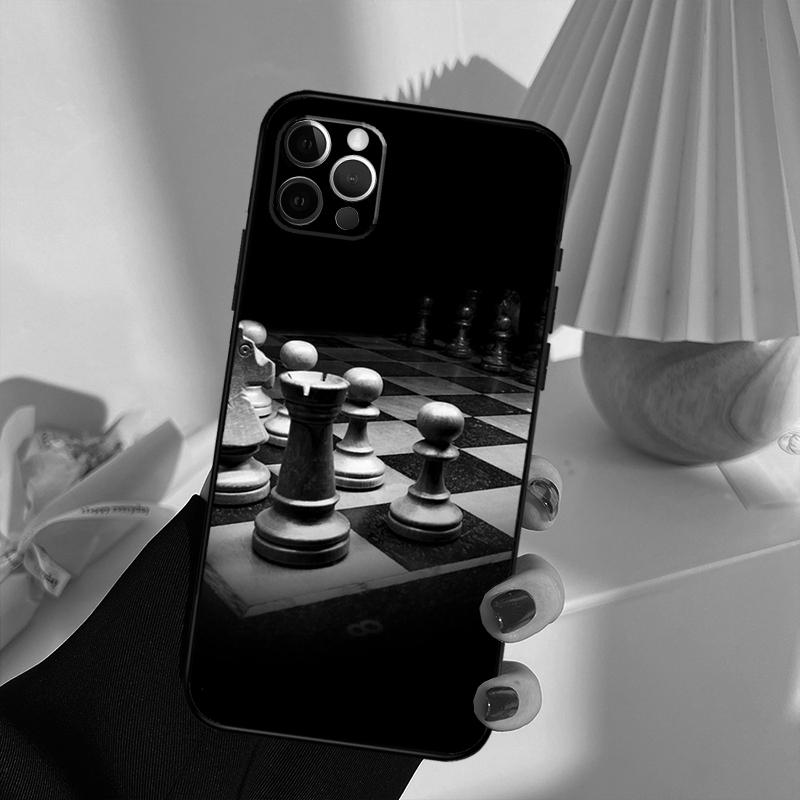 Chess Phone Case For IPhone 18 17 16 15 14 13 11 12 Pro Max 13 Mini 15 16 Plus 16e 17 Air Cover Funda