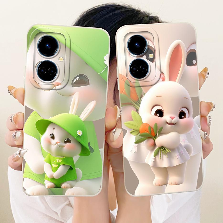 For Tecno Camon 19 Pro 5G Case CI7n Cute Rabbit Cartoon Cover Shockproof Phone Case For Tecno Camon 19 Neo Camon19 Pro Soft Bags