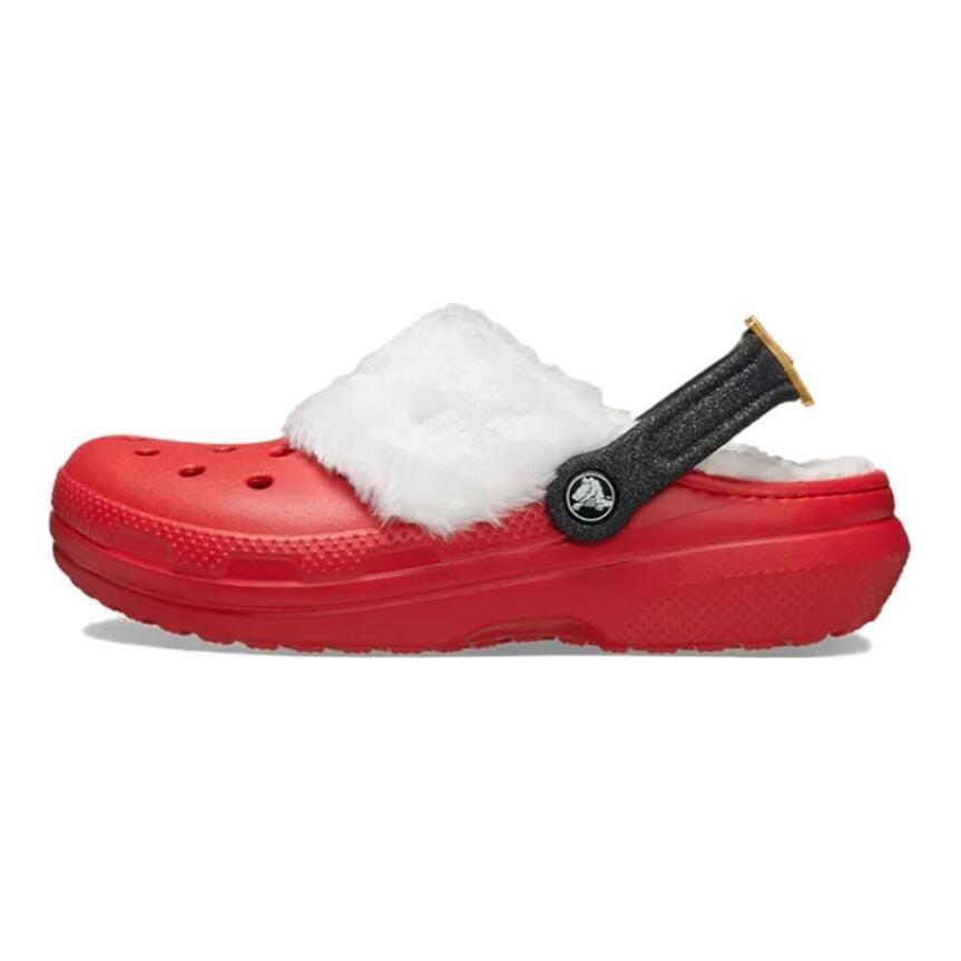 Crocs Fashion Round Toe Hole Shoes Women's Red