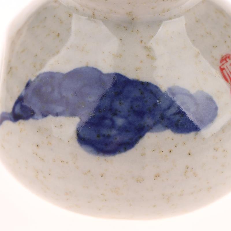 Chinese Style Ceramic Toothpick Holder Mini Retro Cotton Swab Storage Jar Simple Small Vases Decor Toothpick Dispenser Box