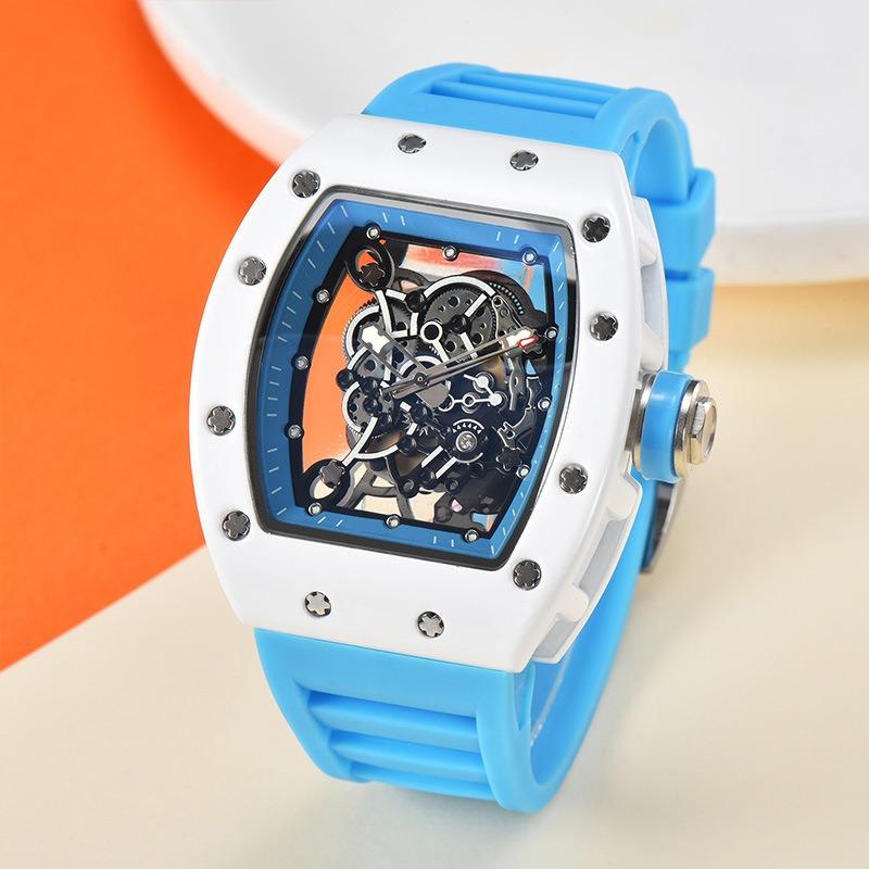 New hollowed-out personalized tiger head watch ceramic oil mechanical position unisex watch