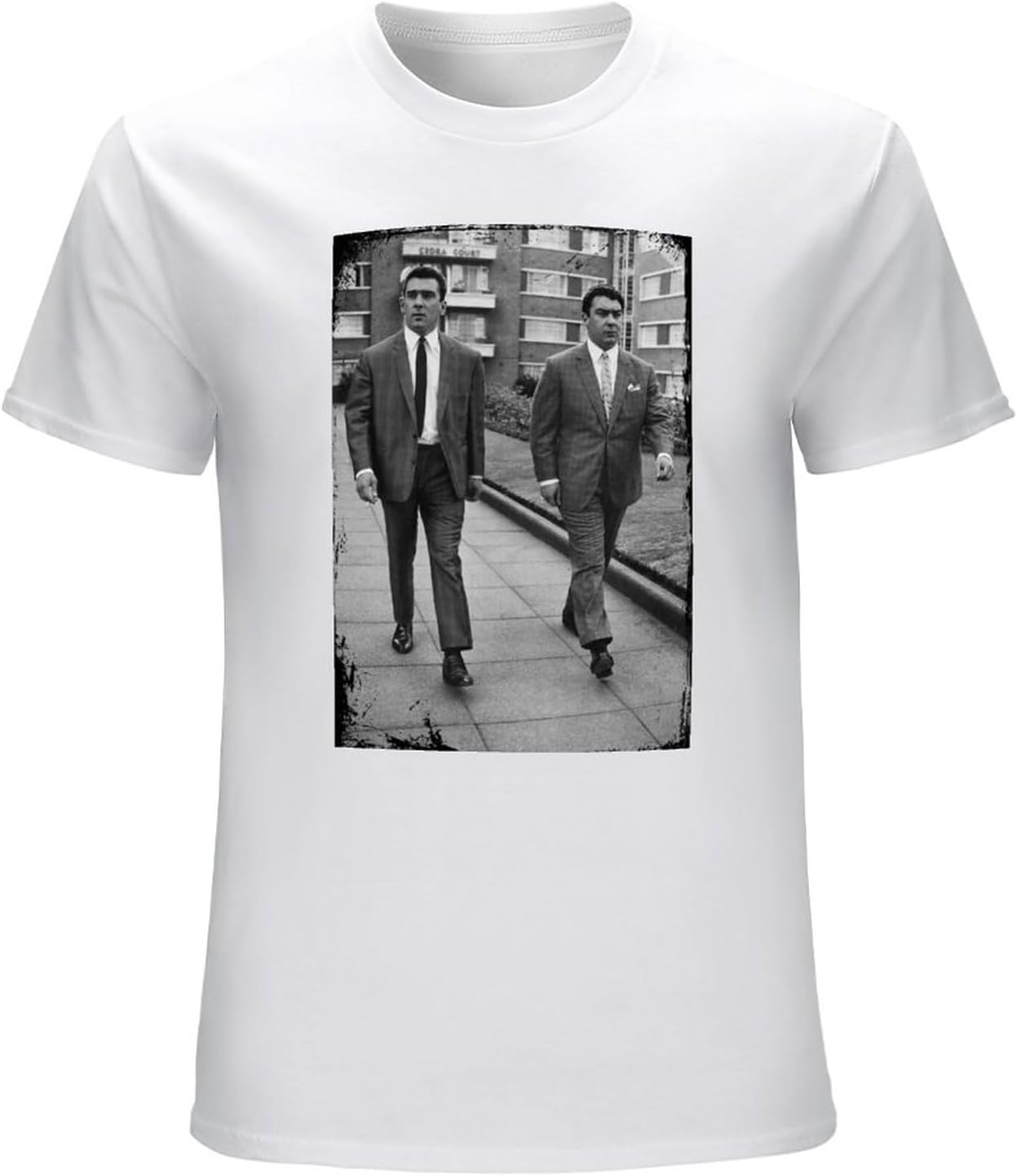 The Kray Twins T-Shirt Brothers Gangster T Shirt Men XXL белый
