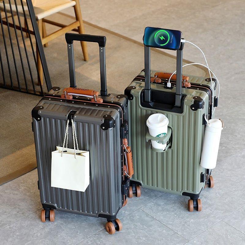 20-inch Durable Universal Wheel Multifunctional Student Travel Suitcase
