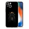 Phone Case For iPhone 15 14 13 12 Mini 11 Pro Max XS X XR 7 8 Plus Clear Shockproof TPU Cover Simplicity Line Art Sun Moon