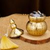 Mini Size Brass Feng Shui Gourd Chinese-Style Wealth-Bringing Gourd  Desktop Decoration