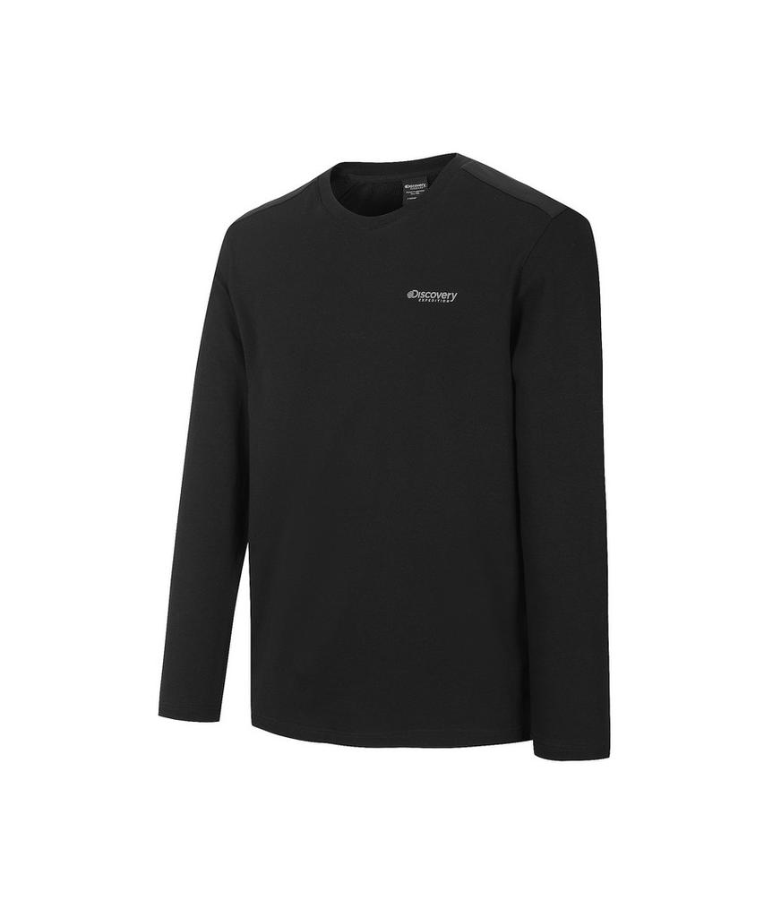 DISCOVERY EXPEDITION Men'S Functional Long-Sleeve T-Shirt (Black)