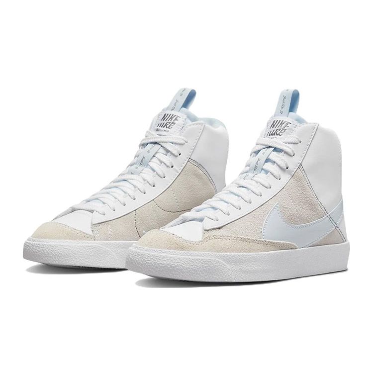 Nike Blazer Mid 77 SE GS Dance - White Aura Kids Sneakers Summit-White Flat-Pewter DH8640-103