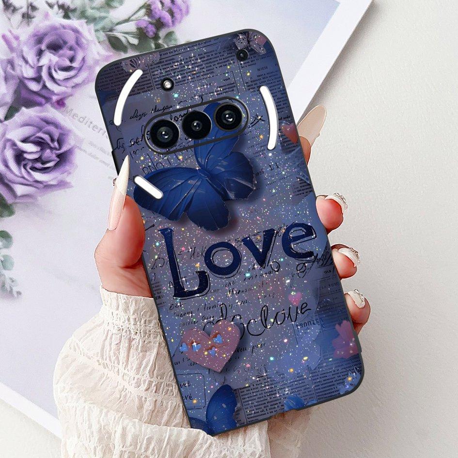 For Nothing Phone 3A 2025 Case A059 Fashion Flower Cats Cartoon Silicone Soft Shockproof Cover For Nothing Phone3A 3A Pro Bumper