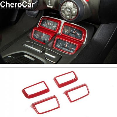 4X Gear Shift Front Dashboard Decoration Frame Trim Cover For Chevy Camaro 10-15