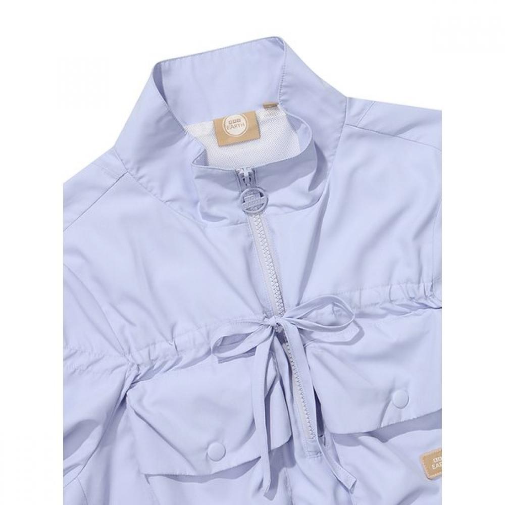 BBC EARTH Women Anorak  Cropped Short Sleeve Utility  Lilac 