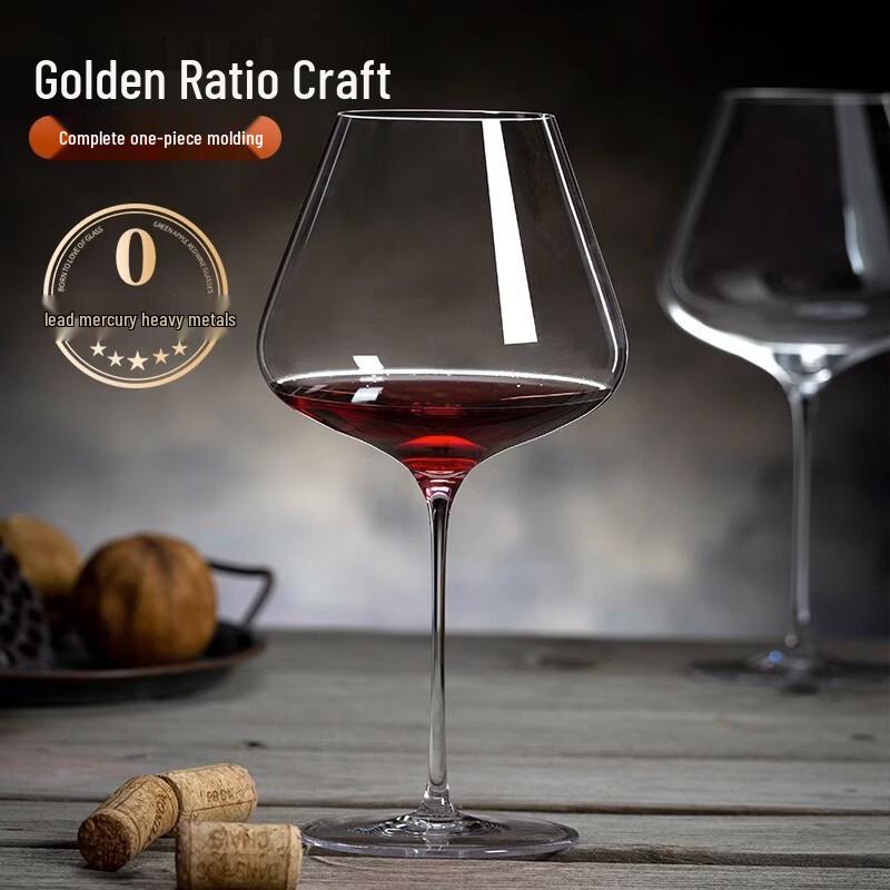 OLOEY Crystal Red Wine Glass Set