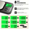Mini Electronic Scale with LCD Backlit Display, 0.01g Precision, Portable Push Button Keyed Weighing Scale for Jewelry, Herbs