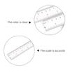 20cm 8 Inch Clear Plastic Ruler, Straight Ruler Measuring Tool with Easy-to-Read Scale, for Students, Schools, Stationery Supplies