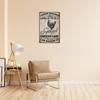 Funny Chicken Lady Retro Metal Signs Vintage Sign Funny Wall Art Interior Decoration Metal Poster For Farm Barn Home Bar Cafe