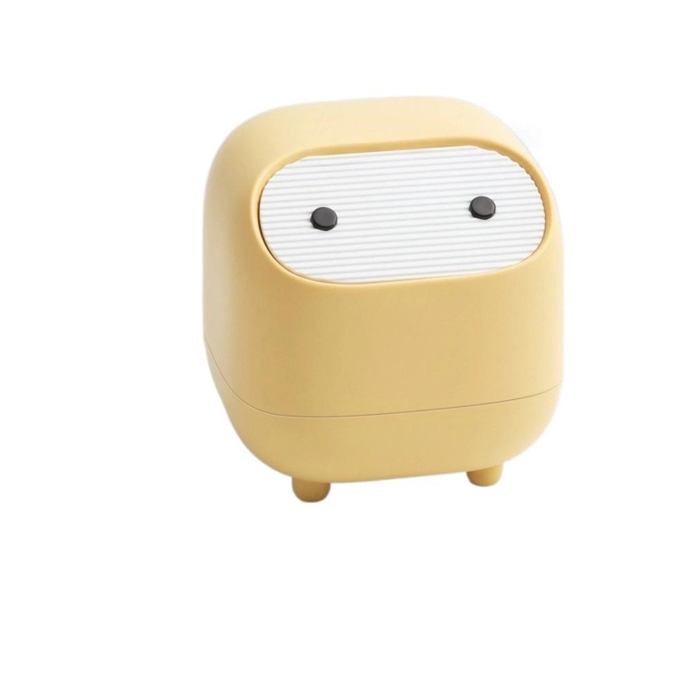Press Type Desktop Trash Bin Mini Garbage Container Cute Small Trash Can  Household