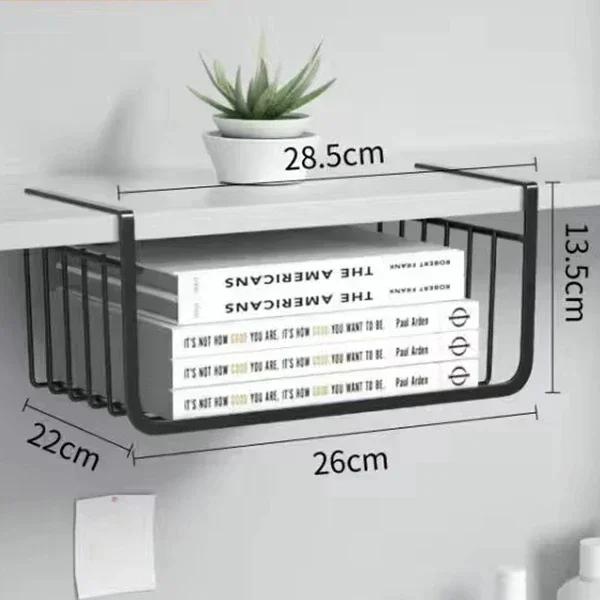 1PC Off-The-Shelf KitchenTiered Storage Shelf Student Dormitory Wardrobe Dormitory Desk Storage Hanging Basket Organizer Kitchen